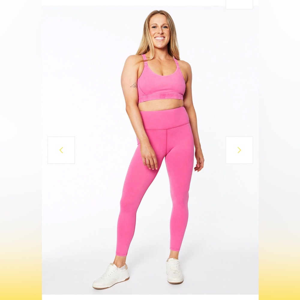 Mineral Wash Podium Legging Pink Peacock, Small, NWT, Soul by SoulCycle